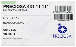 PRECIOSA Chaton MAXIMA pp3 bl.diam U factory pack