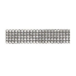Swarovski Flat Back Banding (55000), Gun Metal Casing, With Stones in SS20 - Color Effects - Click Image to Close
